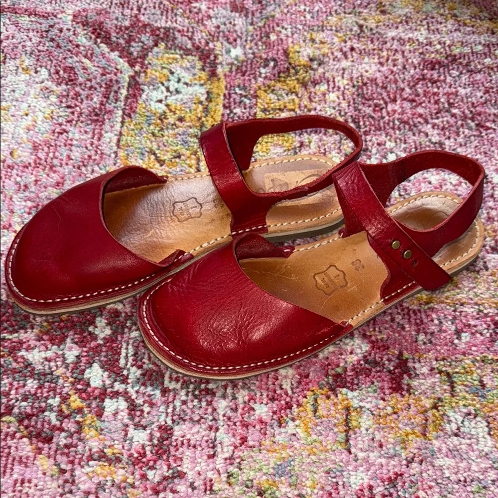 Italian Leather Flats by Crupon - Picture 2 of 5